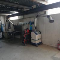 Saldatrice 500A e aspiratore fumo