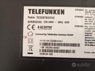 Schermo 32 pollici per TV Telefunken
