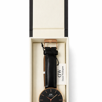Orologio Daniel Wellington nero + cinturino NATO o