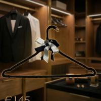 Gruccia d'Arte  "Black Button Rose" - Pezzo Unico