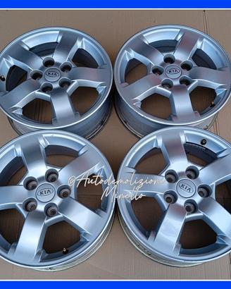 Cerchi in lega 6,5 x 16 per KIA Sportage 04-10