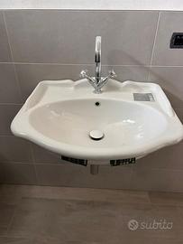 Lavabo Globo Paestum + Rubinetteria Nobili cromata