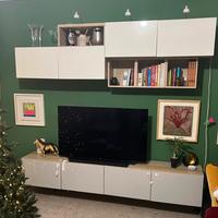 Parete attrezzata + mobili sospesi Ikea