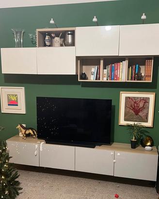 Parete attrezzata + mobili sospesi Ikea