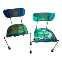 2 Sedie Broadway blu 543/ballerina Gaetano Pesce