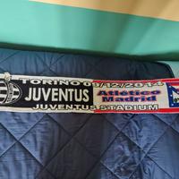 Sciarpa calcio partita Juventus Atlético Madrid