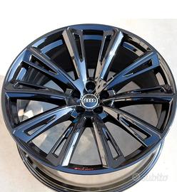 1 CERCHIO ORIGINALE NUOVO AUDI Q8 23 POLLICI