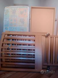 Lettino con sponde e seggiolino auto