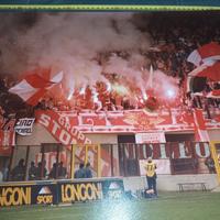 Ultras Bari in trasferta anni'80 fotografia poster