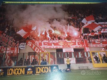 Ultras Bari in trasferta anni'80 fotografia poster