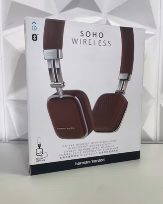 Harman / Kardon Soho cuffie bluetooth marrone