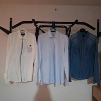 set 3 camicie a maniche lunghe