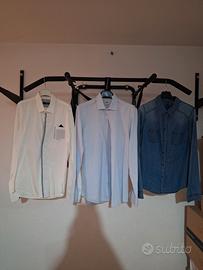 set 3 camicie a maniche lunghe