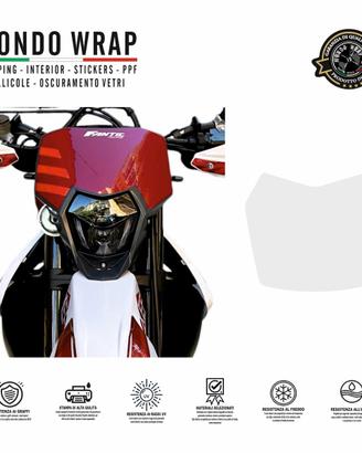 Adesivo protezione faro PPF per Fantic 450XEF 2024