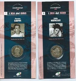 Medaglie Gazzetta Coppi e Merckx