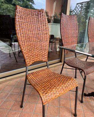 Sedie in Rattan