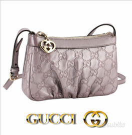 Borsa pochette GUCCI con ciondolo cuore NUOVISSIMA Abbigliamento