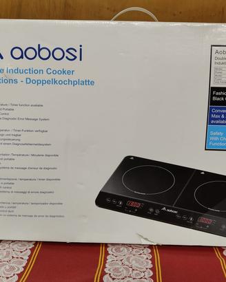 Piastra induzione due posti AOBOSI Mod. FS-IRC108