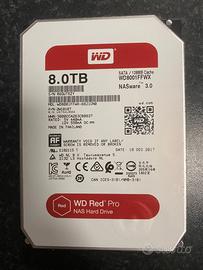 HARD DISK 8TB WD RED PRO WD8001FFWX