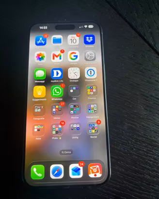 Iphone 15 pro max 256 gB  titanio blu