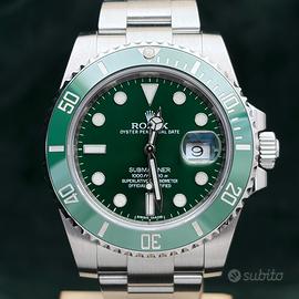 Rolex Submariner Date 116610LV HULK + GARANZIA