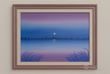 quadro “Laguna Blu” di Eugenia Tabellione