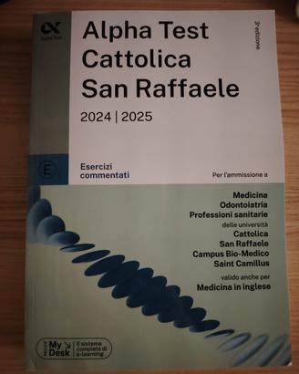 Libro Alpha Test esercizi commentati 