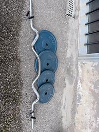 Dischi bilanciere ez e manubri