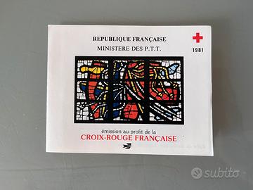 Carnet di Francobolli Francia – Croix-Rouge 1981