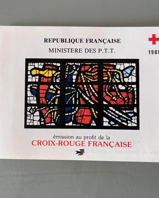 Carnet di Francobolli Francia – Croix-Rouge 1981