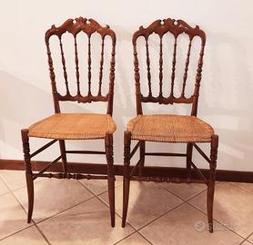 2 Sedie chiavarine 1971  Levaggi-Chiavari