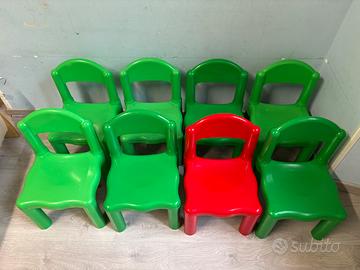 Sedie infanzia plastica