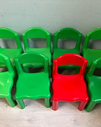 Sedie infanzia plastica