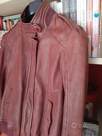 Giubbotto pelle color vinaccia PENNYBLACK