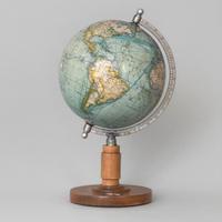 Mappamondo antico Mang, Prof. Dr. Stricker. 1910