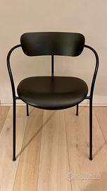 Sedia moderna in legno e metallo - alta qualità