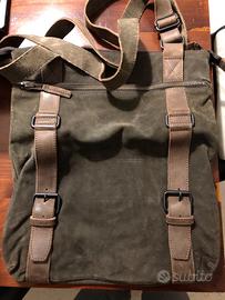 Borsa pelle figlio dei fiori