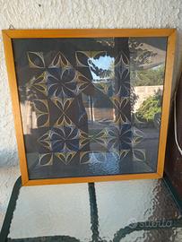 Quadro String Art - Anni 90 - Vintage 54x54
