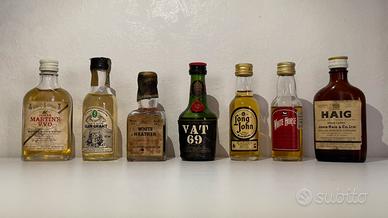 7 Mignon Liquori Vintage - Whisky Scozzesi Rari