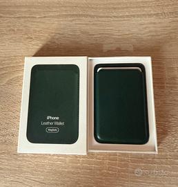 Apple Leather Wallet originale Sequoia Green