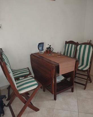 Tavolo da giardino con 6 sedie