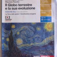 il globo terrestre e la sua evoluzione blu