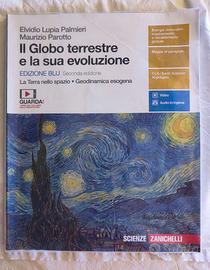 il globo terrestre e la sua evoluzione blu