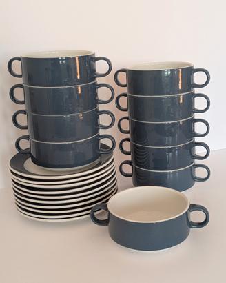 Richard Ginori servizio Consommé "Colonna" 10 pers