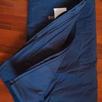 telo cotone pesante per arredamento blu