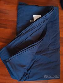 telo cotone pesante per arredamento blu