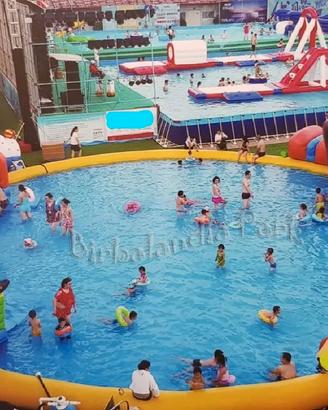 Parco Giochi Acquatico. Acquascivolo per Villaggi