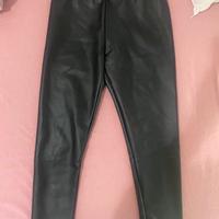 Pantaloni finta pelle bambina 7 anni