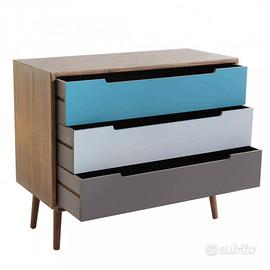 Mobile 3 Cassetti 80x35,5x66,5 Per Interno Camera