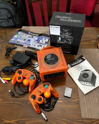 Gamecube arancione cristallo e 85 giochi